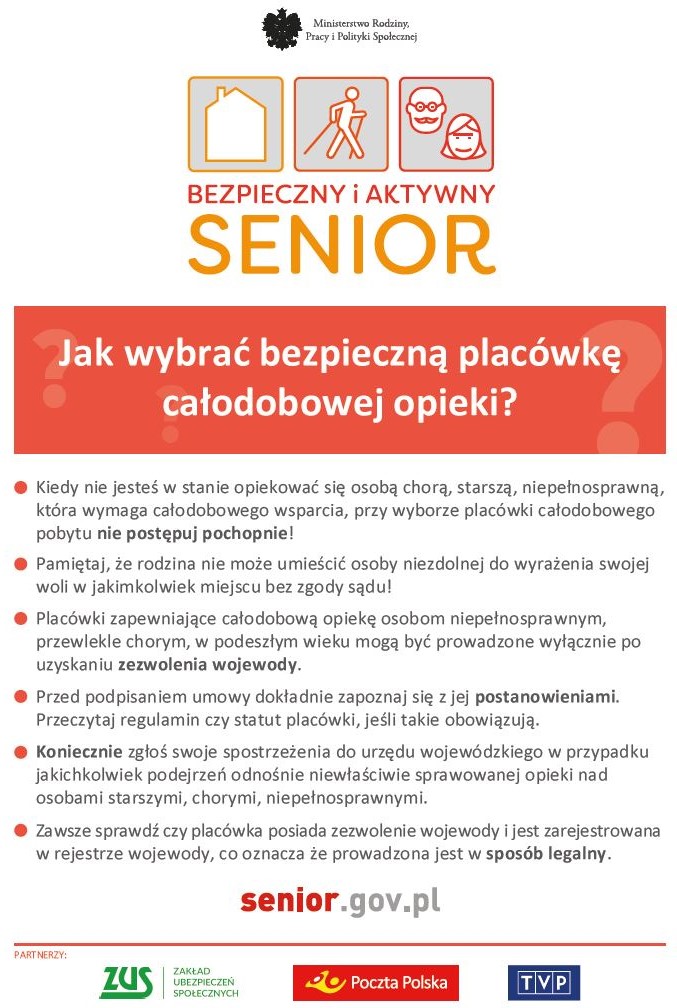 plakat senior