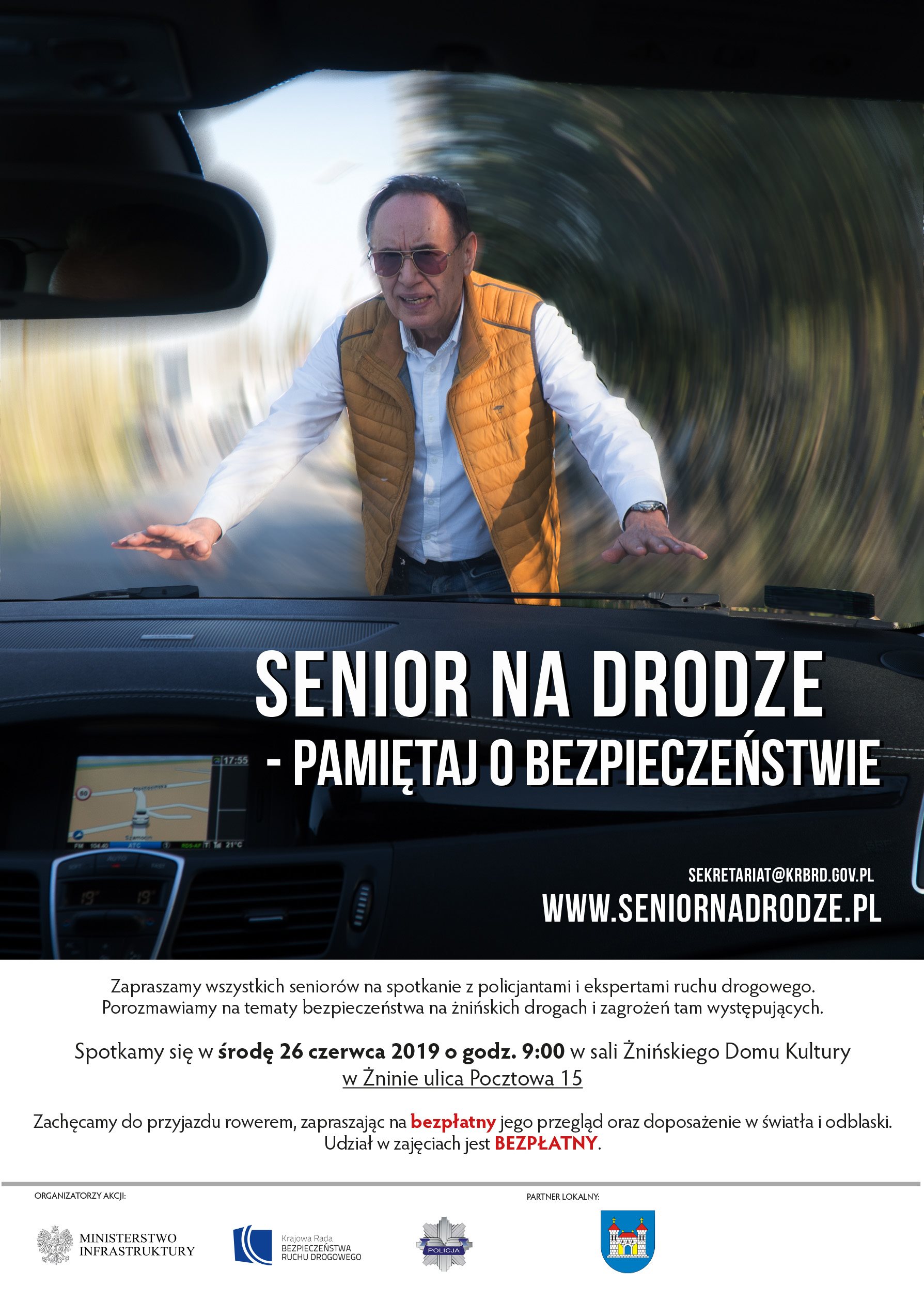 senior na drodze