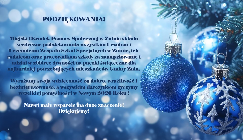 Zdjęcie: Podziękowania